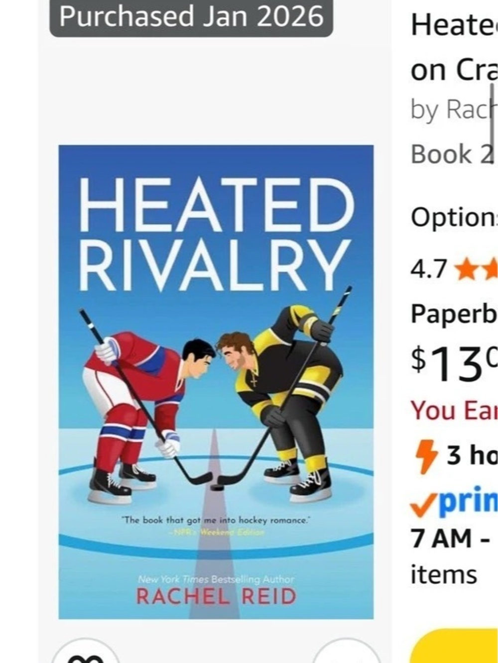 Heated Rivalry Paperback Book